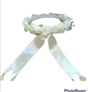 Girl’s First Communion / flower girl Beatrix floral headpiece